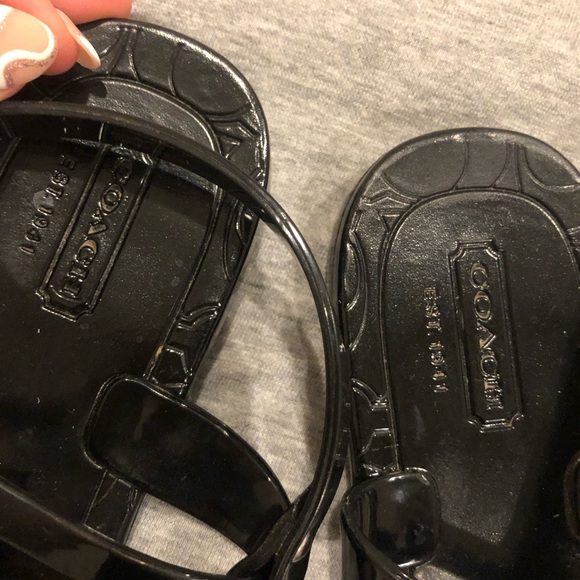 Coach Black Sandals - Picture 3 of 3